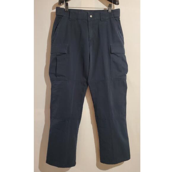 5.11 Tactical Series Womens TDU Cargo Pants Sz 10 Ripstop Performance Navy Blue - Picture 1 of 13